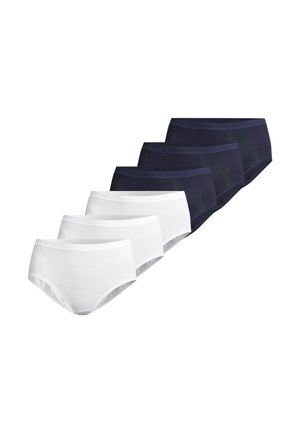 6 PACK - Slip - weiß   dunkelblau