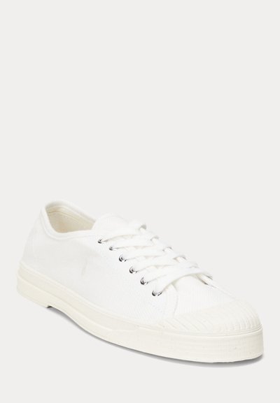 Polo Ralph Lauren ESSENCE 100 CANVAS CAP-TOE SNEAKER - Sportcipő - deckwash white