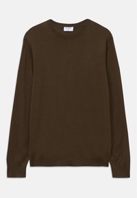 SWEATER - Strickpullover - dark khaki