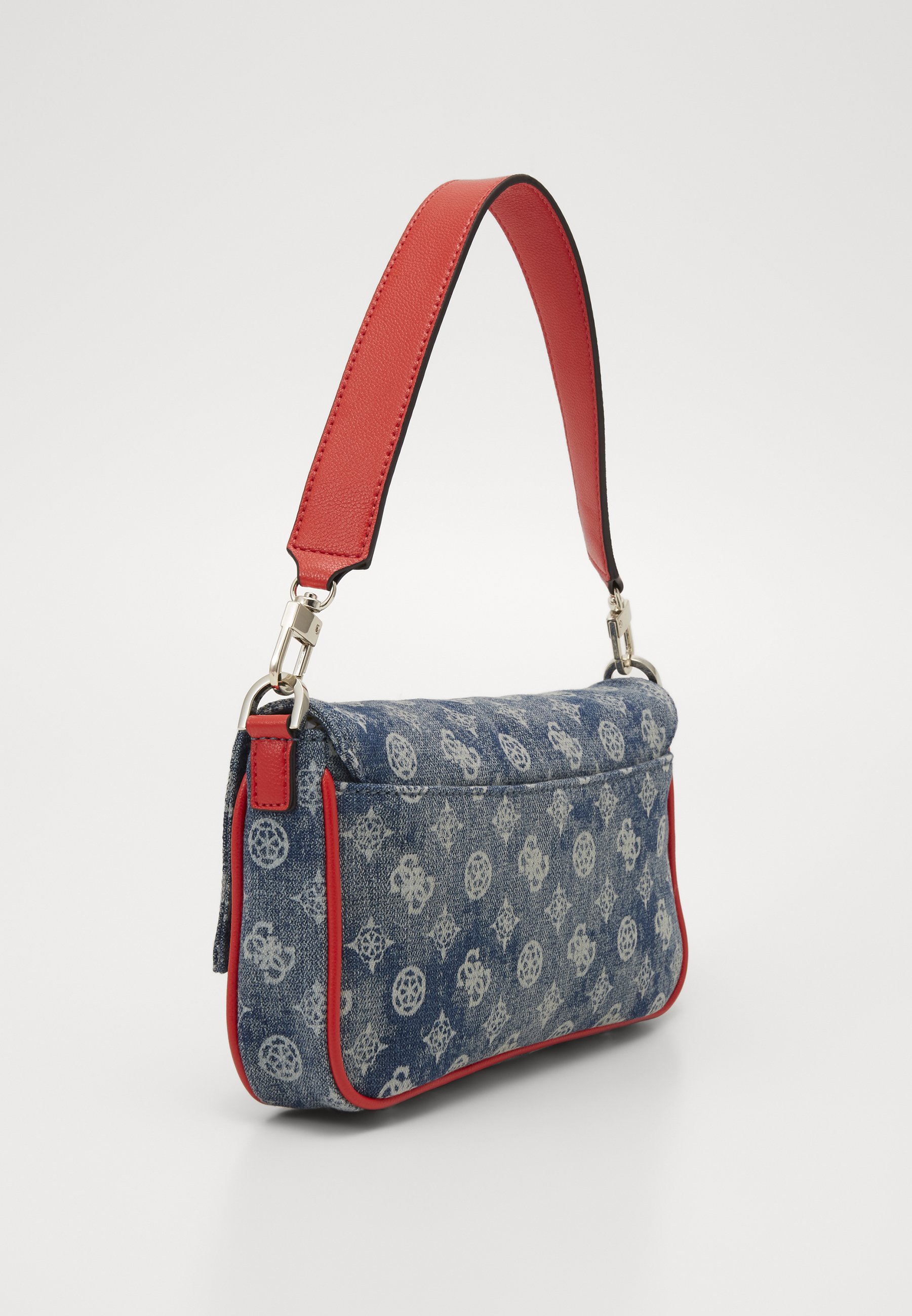 Guess BRIGHTSIDE SHOULDER BAG Håndveske denim multiblå Guess BRIGHTSIDE SHOULDER BAG Håndveske denim multiblå