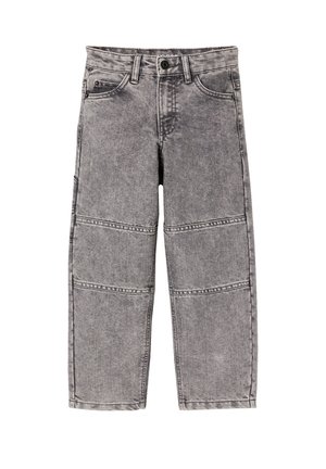 Vertbaudet, VERTBAUDET CARGOJEANS JUNGEN SLIM, BUNDWEITE VERSTELLBAR - Straight leg jeans - grauer denim