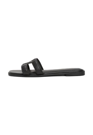 LOGO STRAP MULE - Mules - black