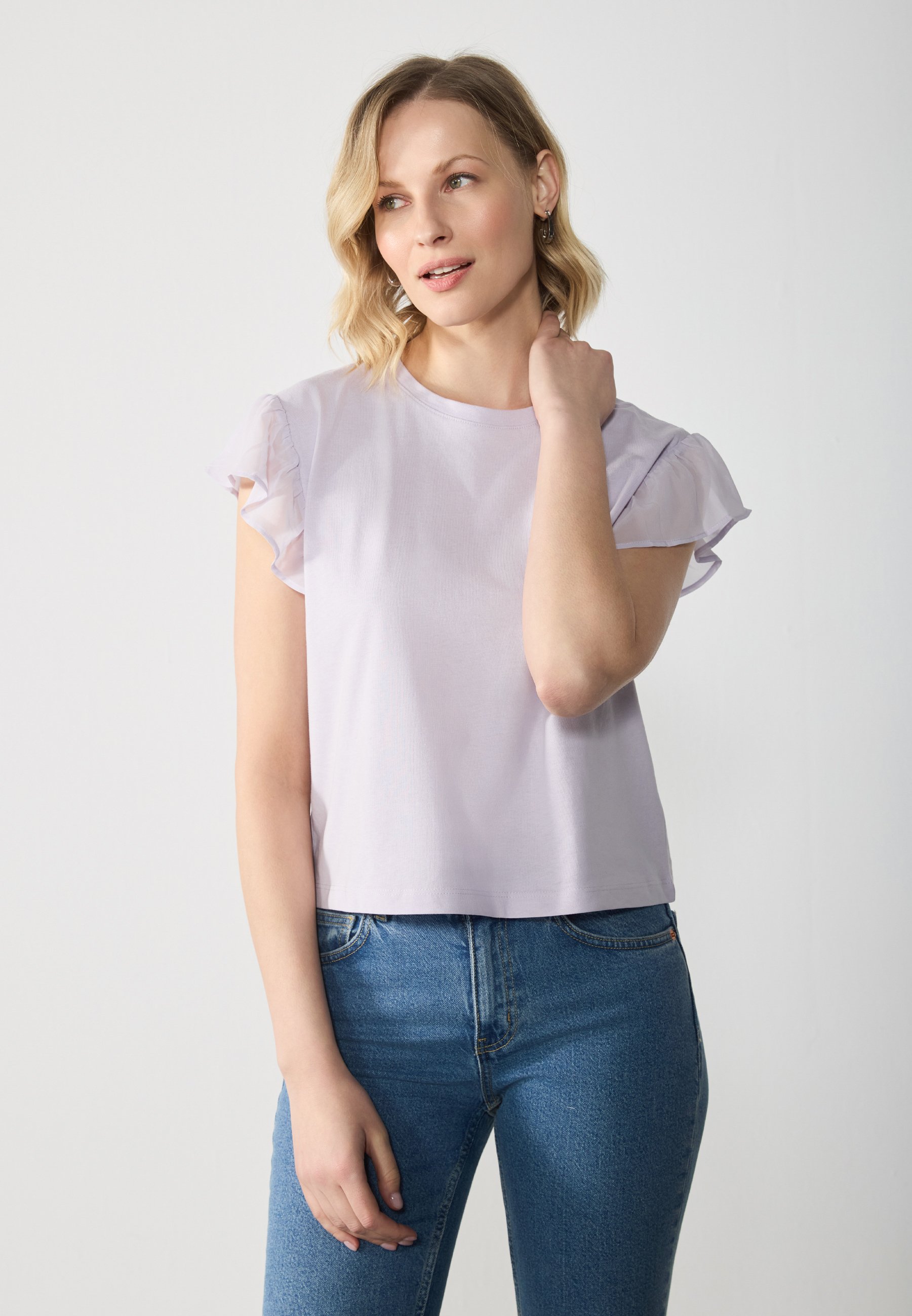 売れ筋商品|||アンナ フィールド Tシャツ レディース トップス Basic T-shirt - thistle Anna Field T-shirt basic - thistle/lila - Zalando.nl