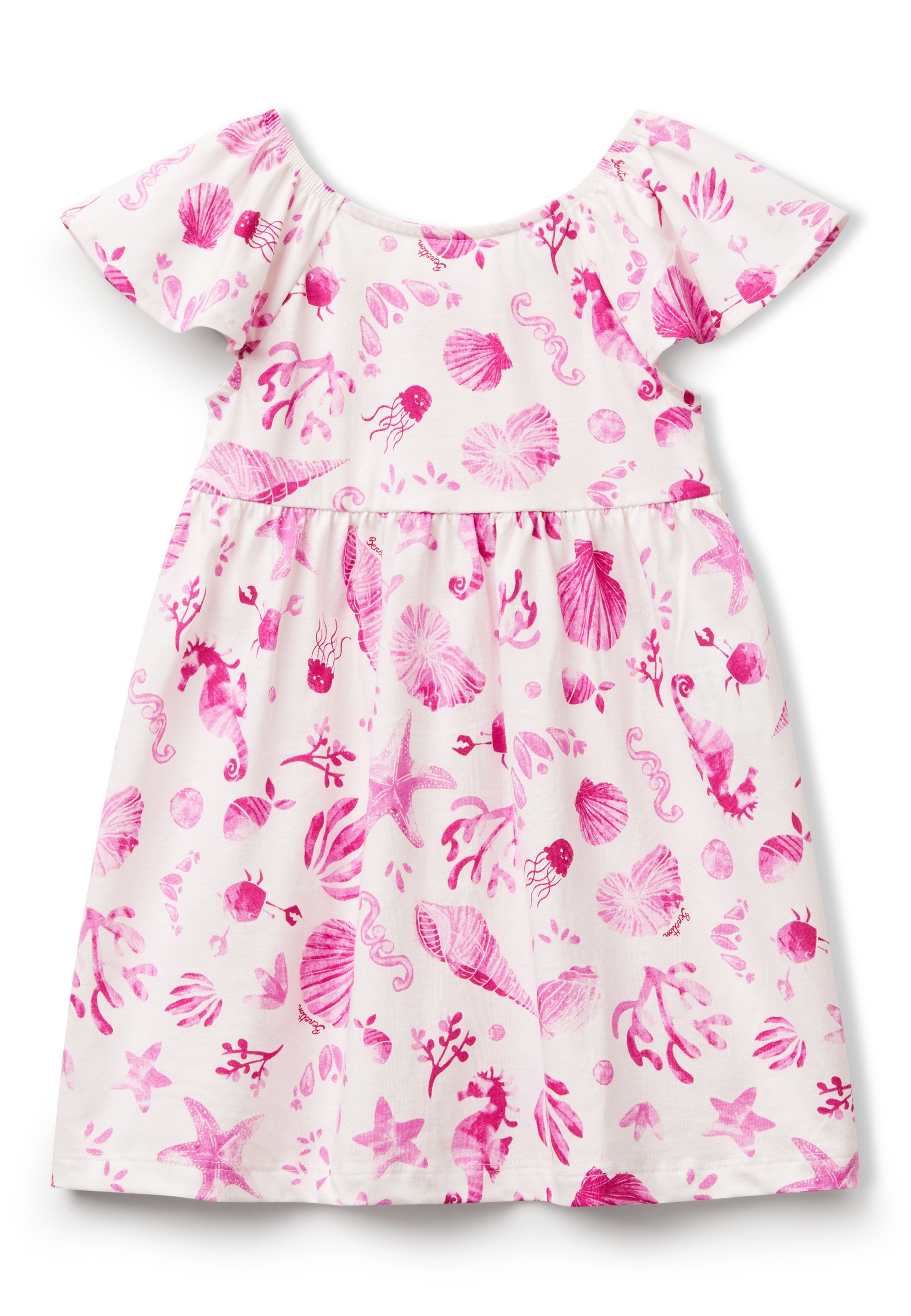 United Colors of Benetton WITH SHELLS Day dress multicolor