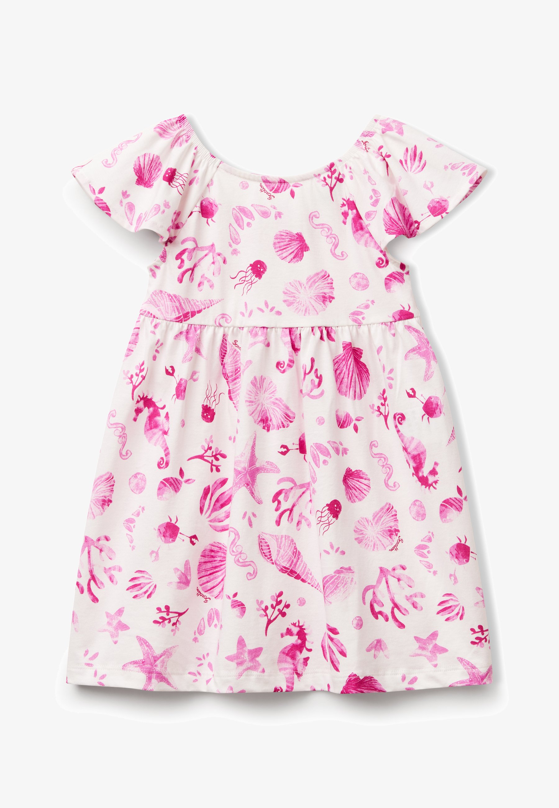 United Colors of Benetton WITH SHELLS Day dress multicolor