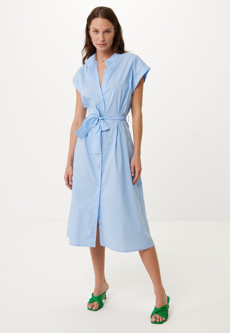 Mexx BUTTON UP Robe chemise baby blue/bleu ZALANDO.FR