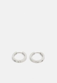 LOOP EARRINGS ESSENTIAL - Earrings - silver-coloured/white