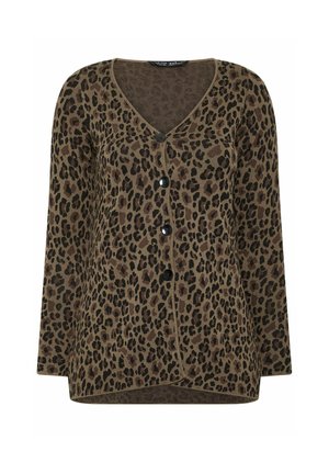 Yours Clothing, PLUS SIZE CARDIGANS - Chaqueta de punto - dark brown