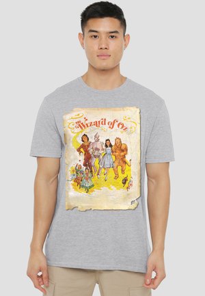 Cotton Soul, WIZARD OF OZ POSTER - Print T-shirt - mottled light grey
