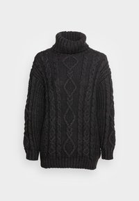 Monki Strickpullover - black