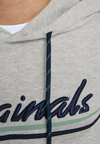Jack & Jones Felpa con cappuccio - light grey