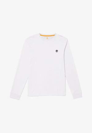 Timberland DUNSTAN RIVER LONG SLEEVE TEE - T-shirt à manches longues - white
