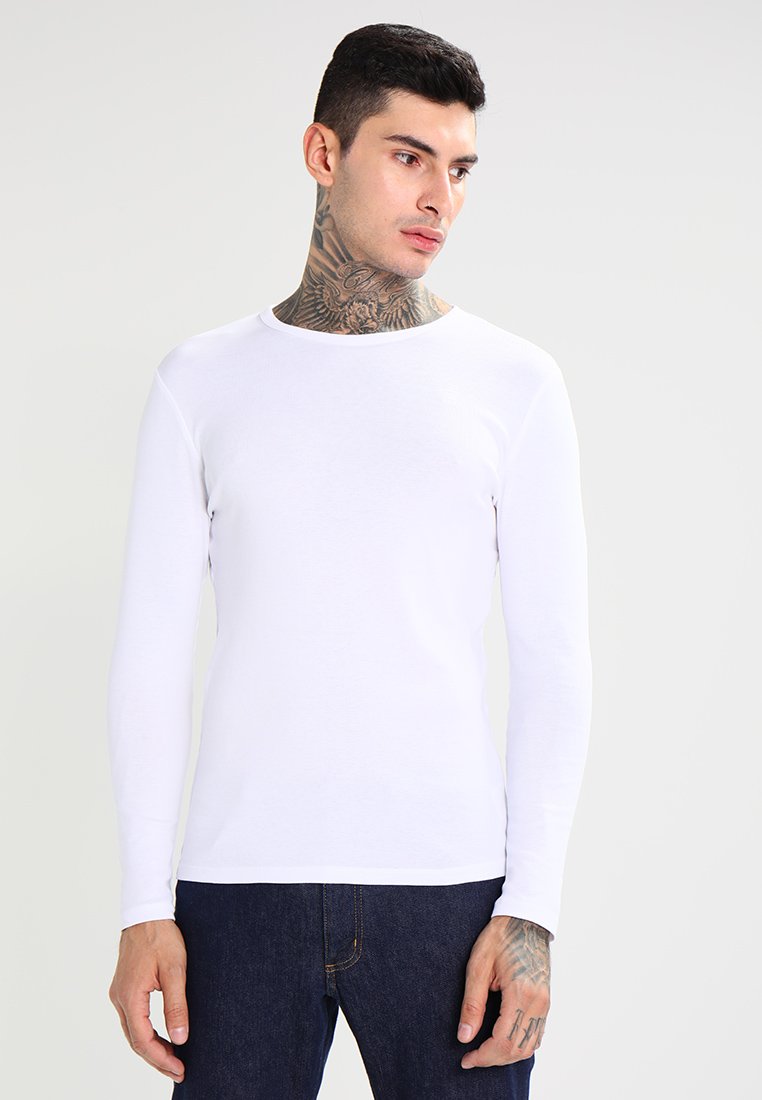 G-Star - BASE ROUND TEE - Maglietta a manica lunga - white, Ingrandire