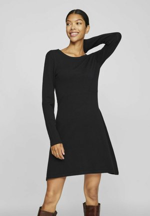 VILA Robe pull - black