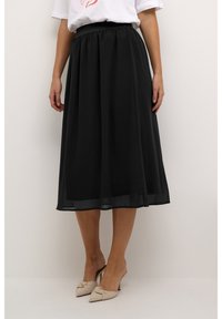 Kaffe A-linjainen hame - mottled black