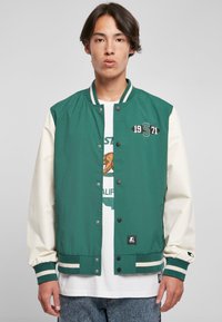 Starter COLLEGE - Bombera - darkfreshgreen palewhite