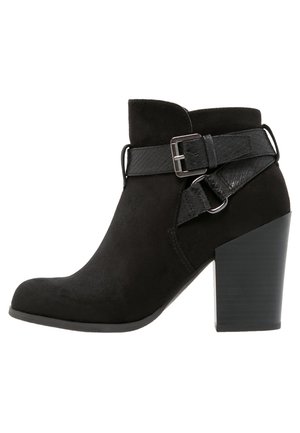High Heel Stiefelette - black