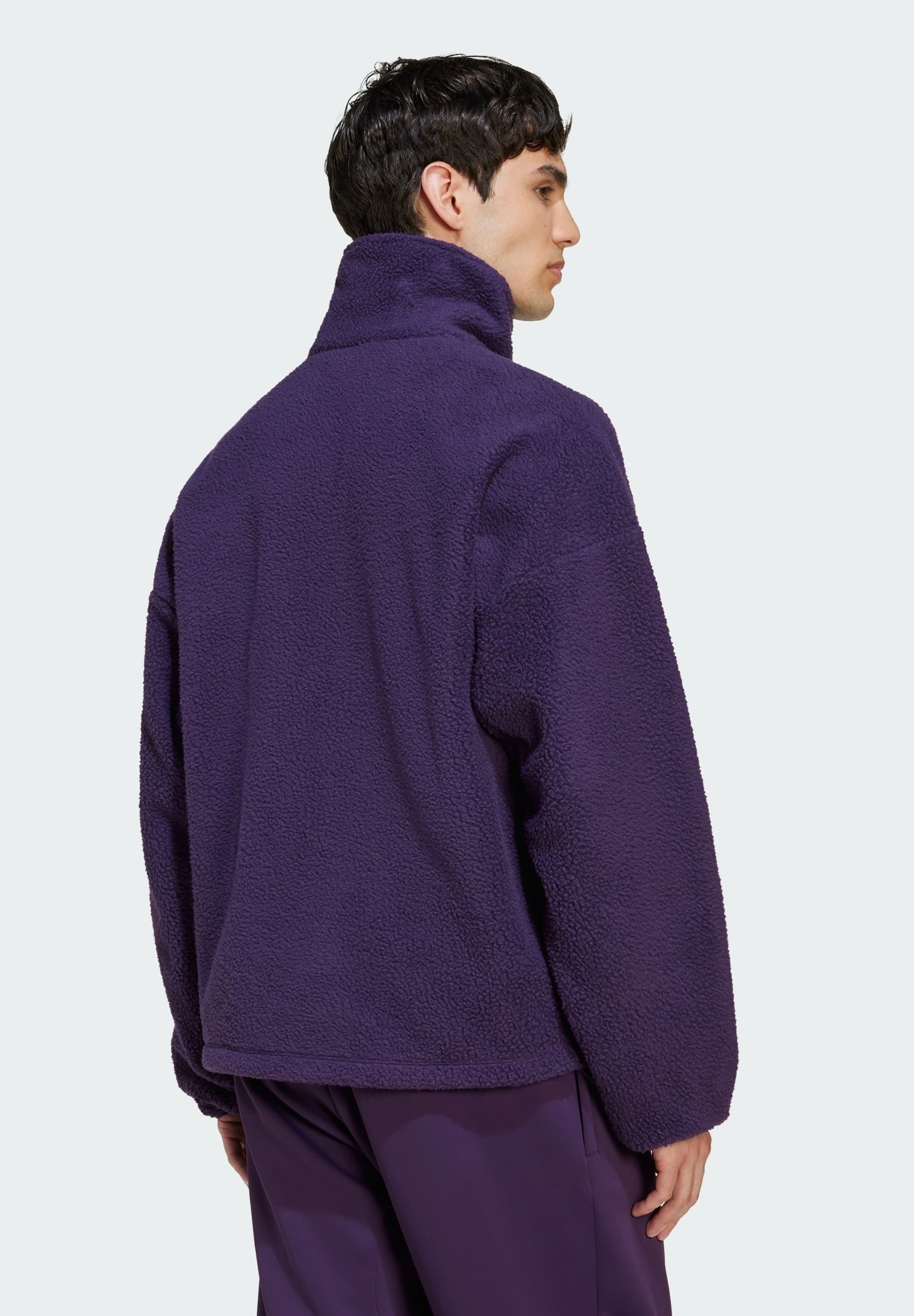 adidas Sportswear Fleece jacket - aurora plum/purple - Zalando.co.uk