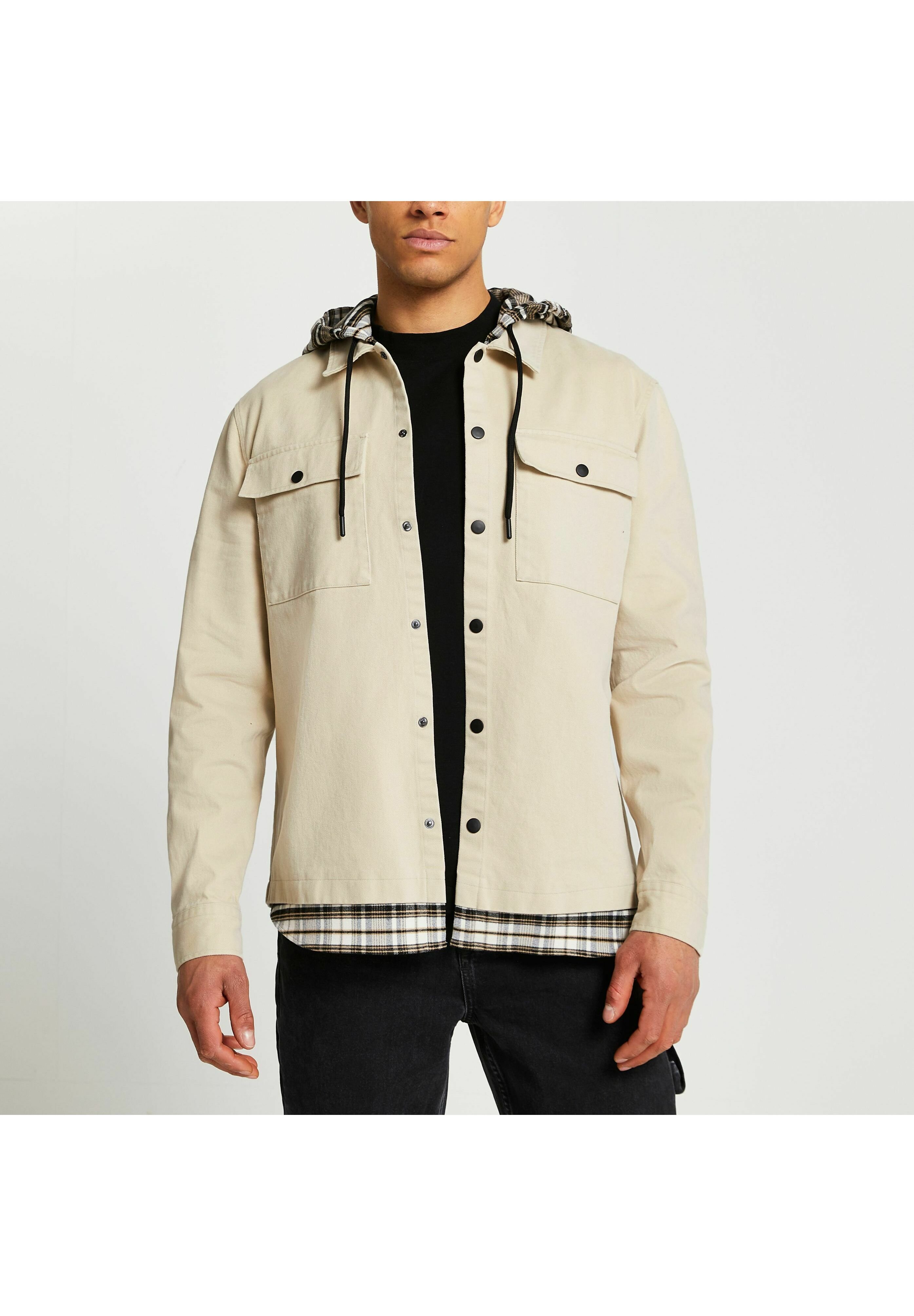 River Island Hoodie - stone - Zalando.de