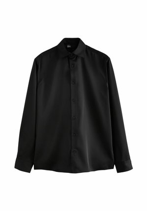 Next EDIT LONG SLEEVE- REGULAR FIT - Vapaa-ajan kauluspaita - black