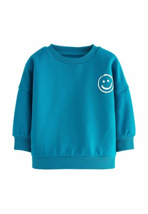 CREW NECK - Felpa - teal blue