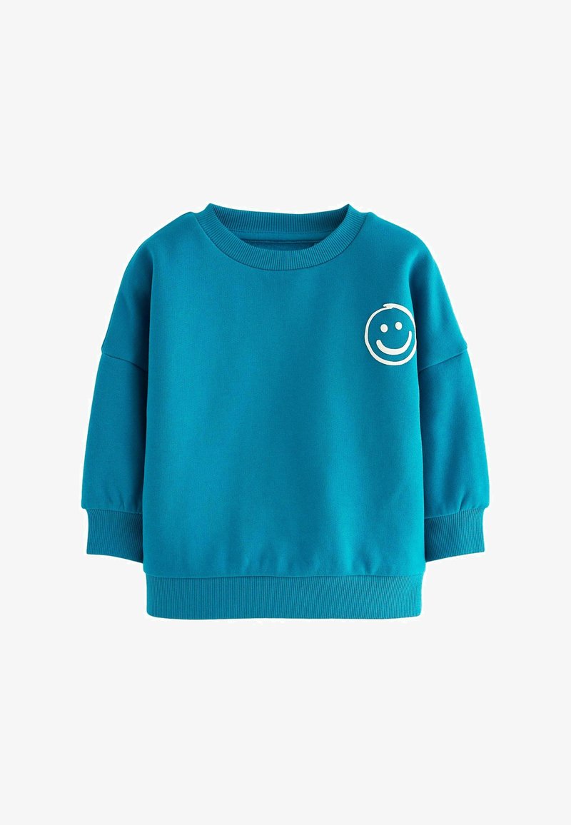 Next CREW NECK - Bluză de molton - teal blue