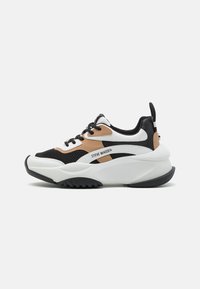 Steve Madden BELISSIMO - Sneakers laag - black/tan