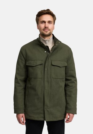 Halflange jas - army