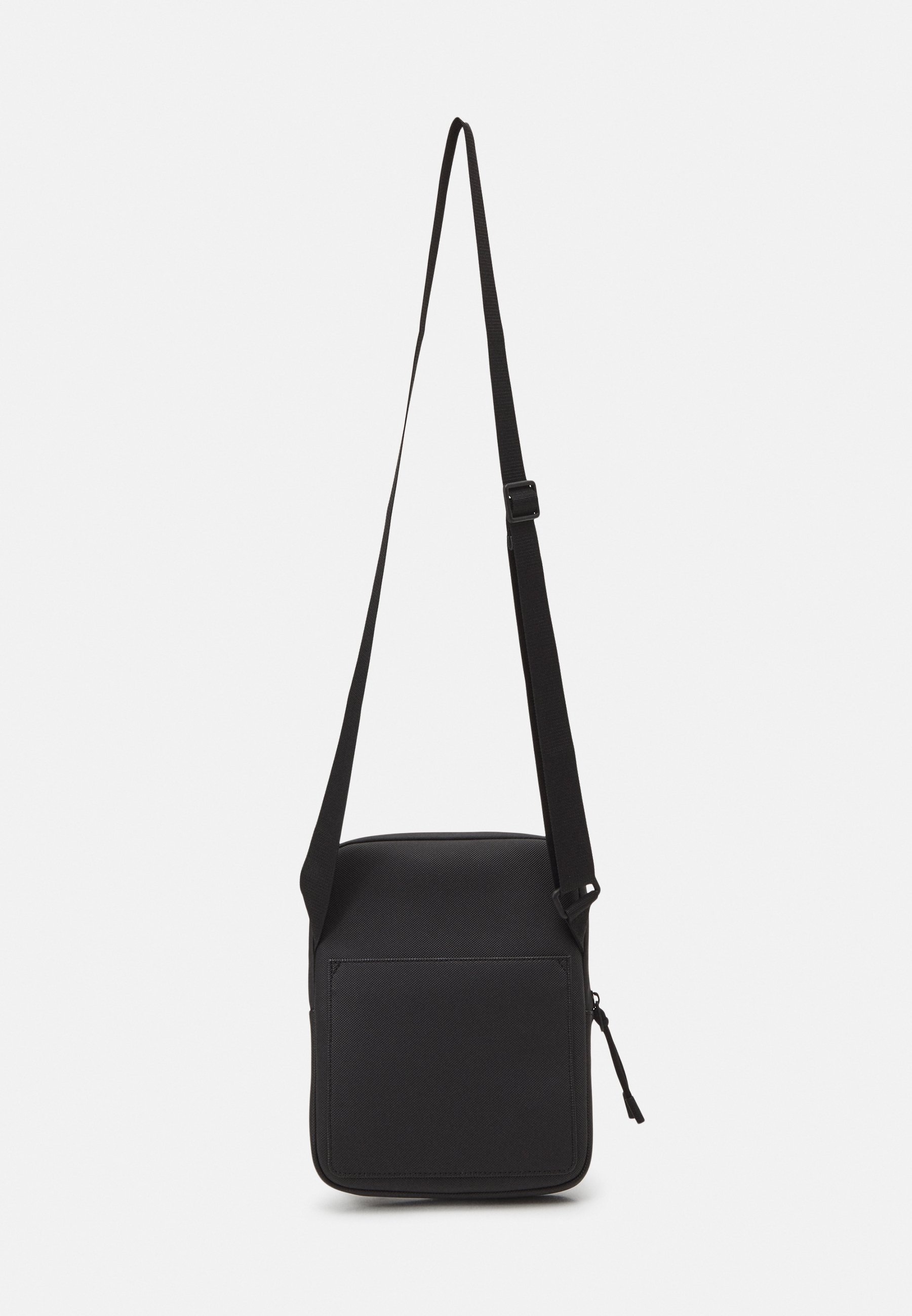 Lacoste FLAT CROSSOVER BAG UNISEX - Cross body bag - noir/black