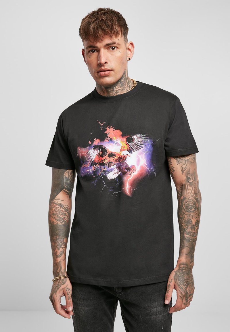Mister Tee EAGLE TEE - Marškinėliai su spaudiniu - black