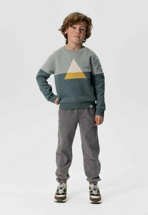 JOGGER MIT KORDELZUG - Jeans Tapered Fit - grau
