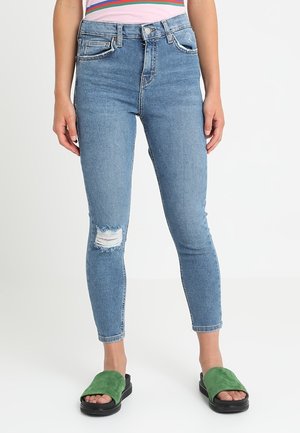 Skinny-Farkut - blue denim