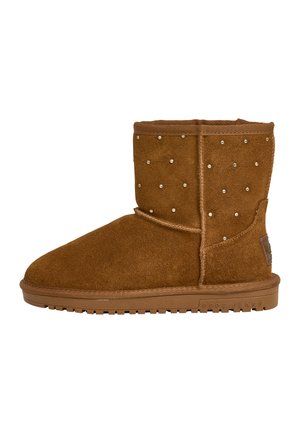DISS WEST W - Cizme de iarnă - tobacco brown