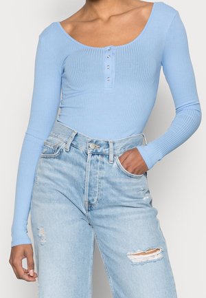 Pieces Maglietta a manica lunga - blue