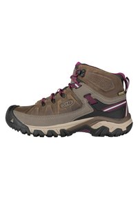 Keen TARGHEE III MID WP - Sapatos de montanha - white/boysenberry