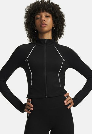 Under Armour, UNDER ARMOUR LONG-SLEEVES MERIDIAN CONTOUR FZ - Тренировъчно яке - ultimate black