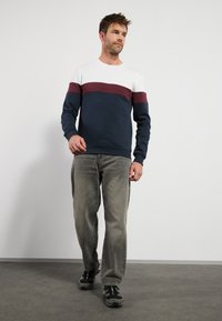 Pier One Φούτερ - dark blue,white