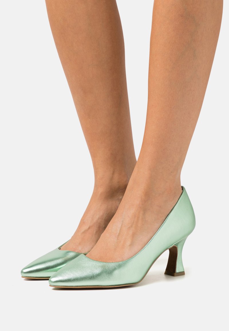 Marco Tozzi Classic heels green metallic/metallic green Zalando.ie