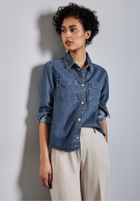 Street One - Hemdbluse - medium blue clean Thumbnail-Bild 1