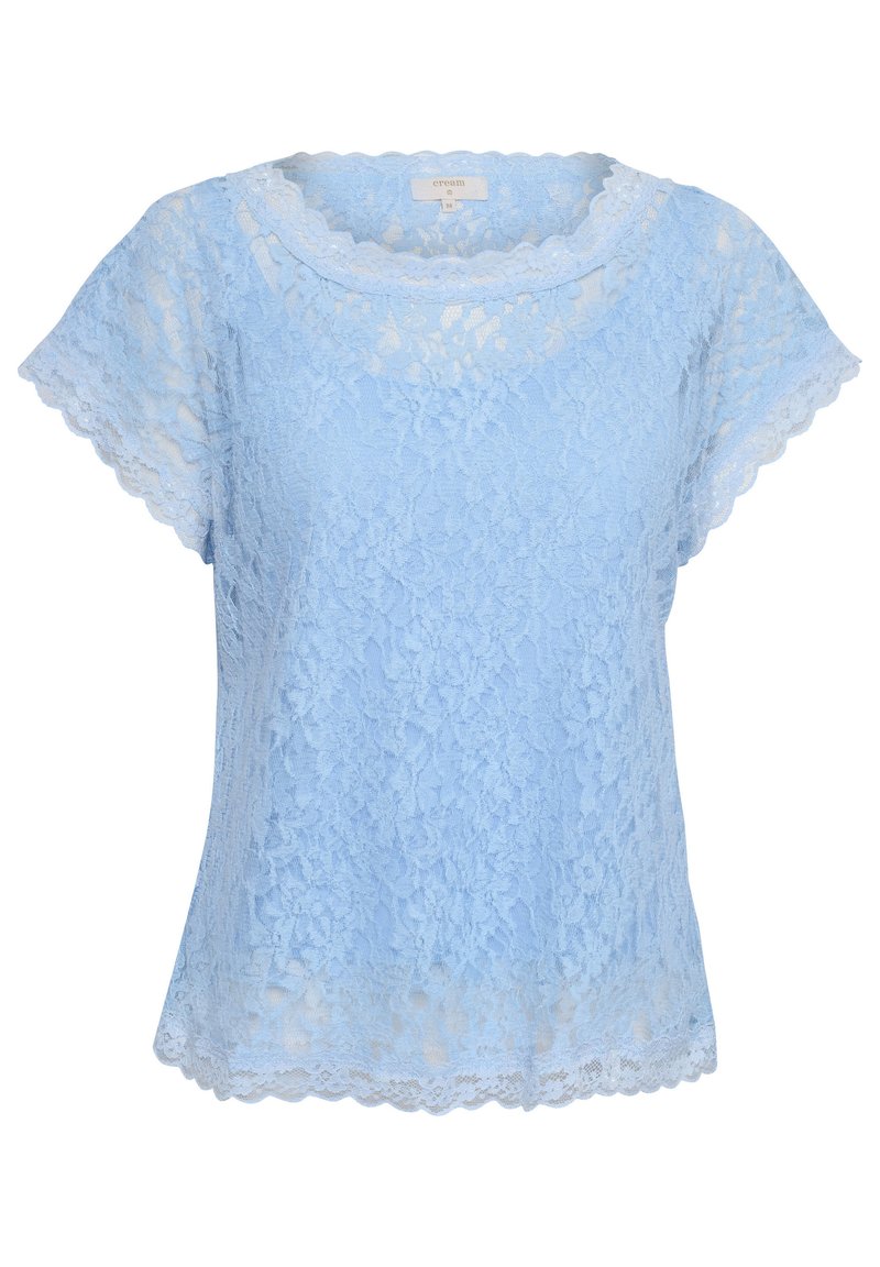 Cream Blouse lichtblauw