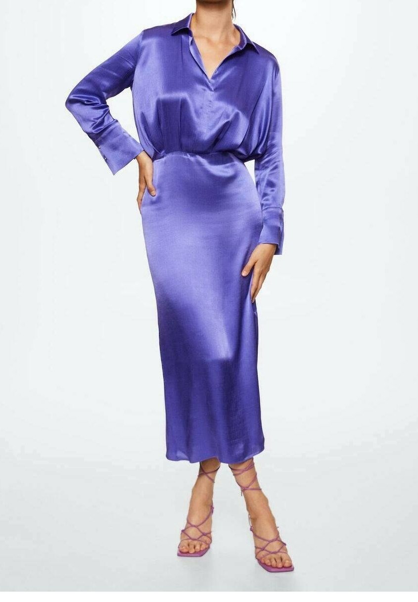 Robe En Viscose Mauve - Taille S - Neuf Avec étiquettes