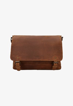 Gusti Leder, MESSENGER BAG BRIN - Briefcase - braun