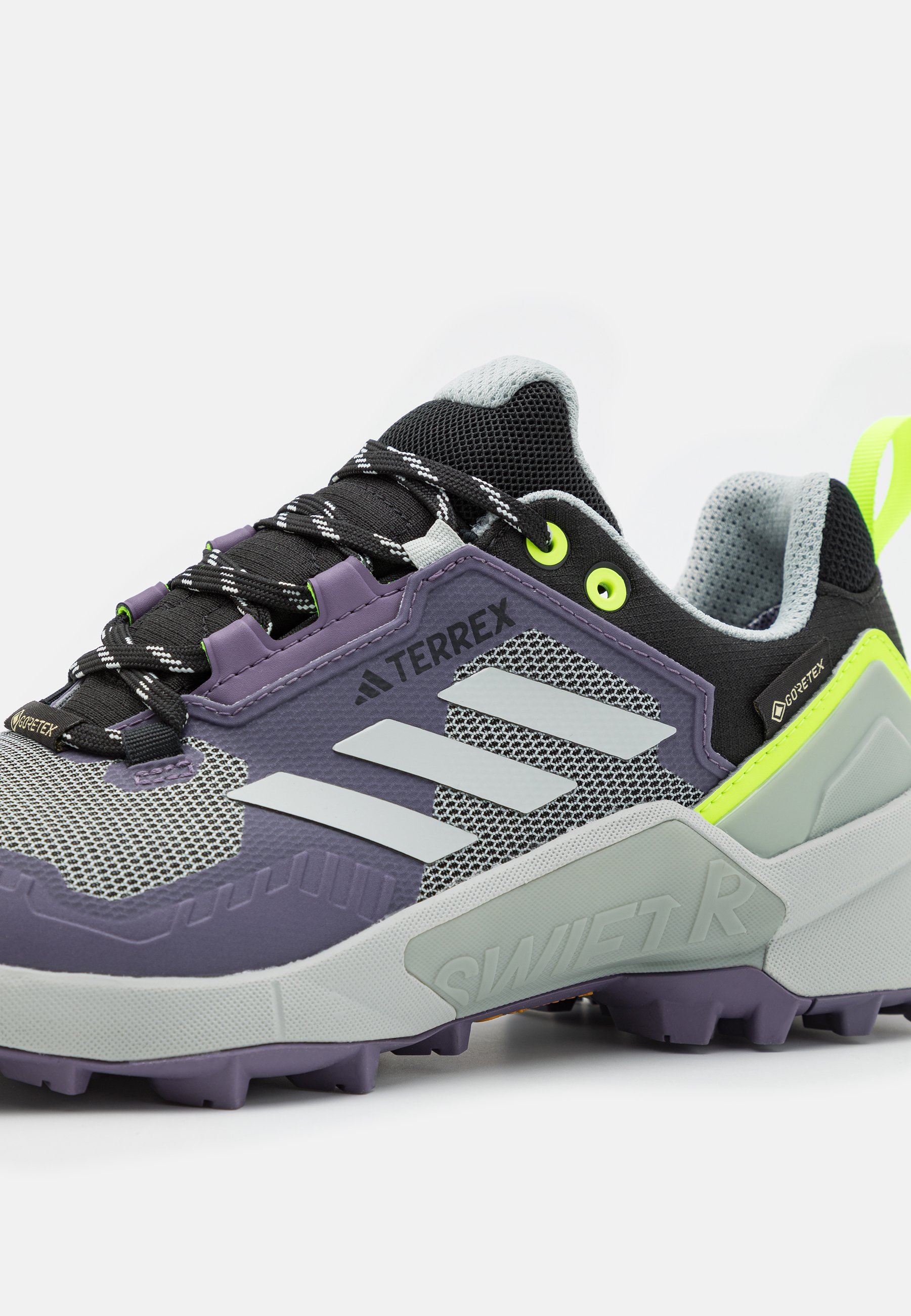 Adidas Terrex TERREX SWIFT R3 GORE-TEX® - Hiking shoes - silver/lucid  lemon/grey - Zalando
