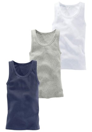 H.I.S, Top - weiß grau meliert marine