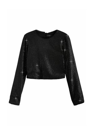 LONG SLEEVE REGULAR FIT - Palaidinė - black