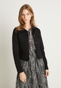 ICHI IHStampe - Giacca di jeans - black