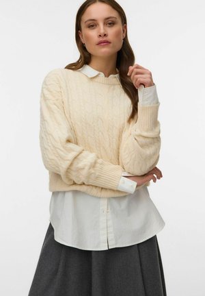 Vero Moda, JUMPER VMSEQUOIA JUMPER - Pullover - birch