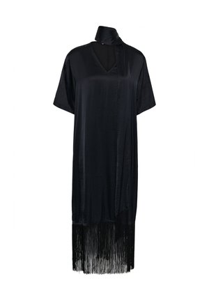 Soaked in Luxury, SLVERONA FRINGE DRESS - Robe longue - black