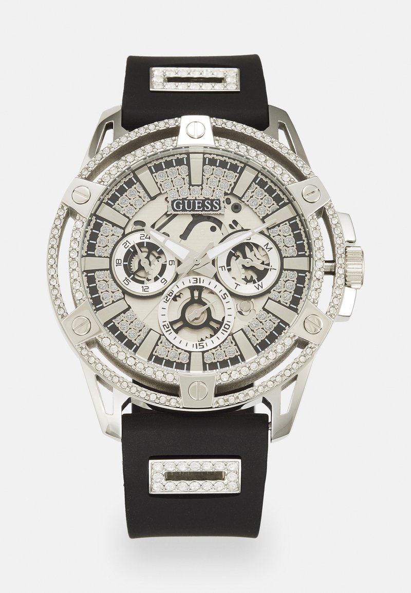 Guess - KING - Rannekello - silver-coloured, Suurenna