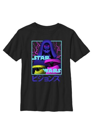 STAR WARS VISIONS METAL FACES - T-shirt z nadrukiem